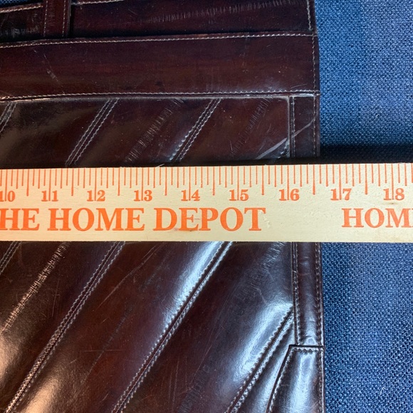 Vintage eel skin attaché case briefcase - Picture 9 of 10